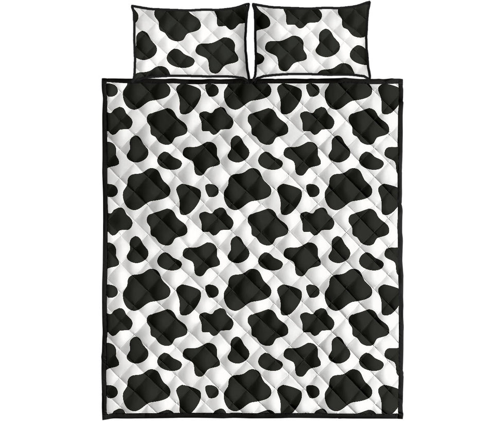 Cow skin pattern Quilt Bed Set