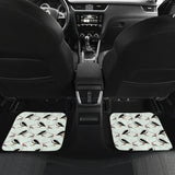 Pelican Pattern Print Design 02 Front and Back Car Mats