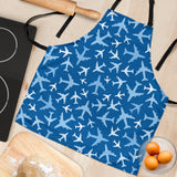 Airplane Pattern In The Sky Adjustable Apron