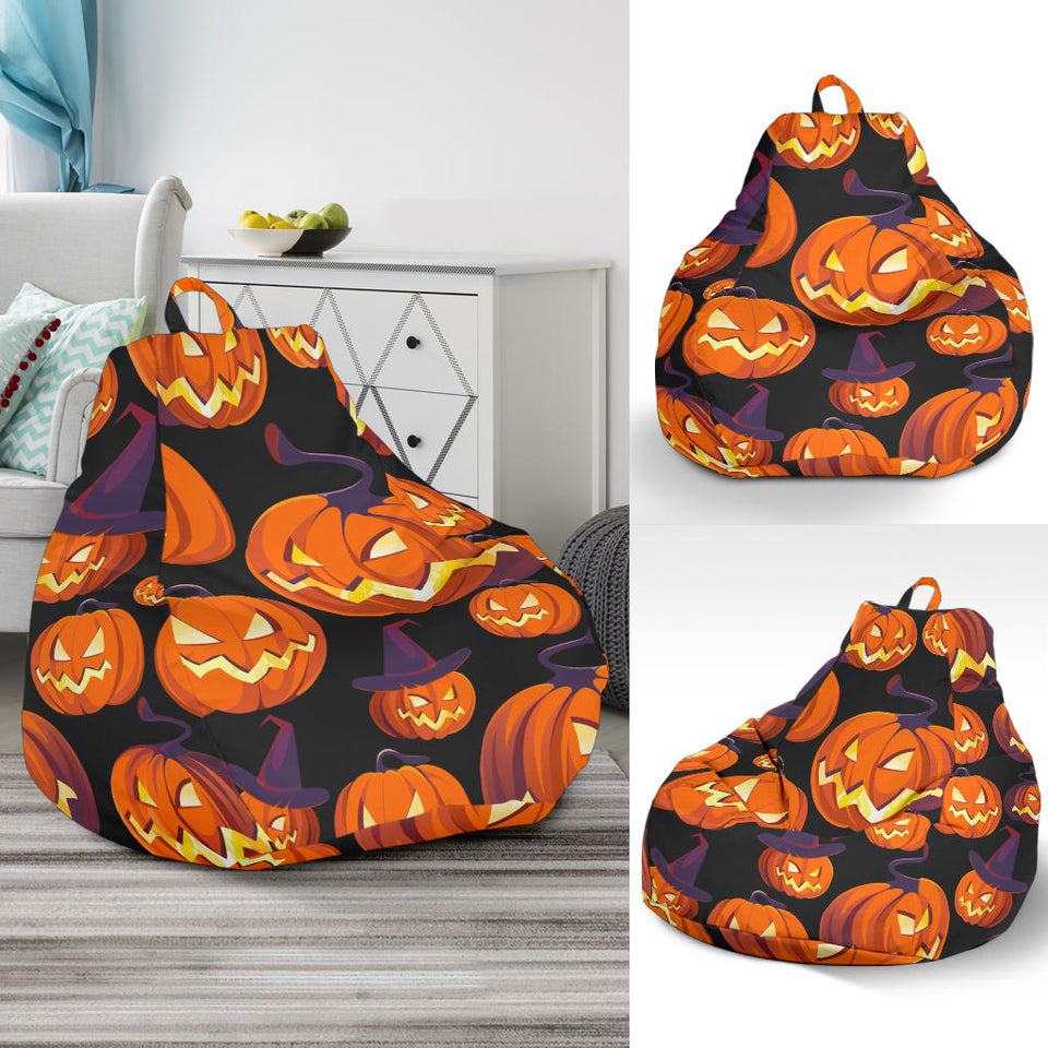 Halloween Pumpkin Pattern Bean Bag Cover