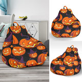 Halloween Pumpkin Pattern Bean Bag Cover