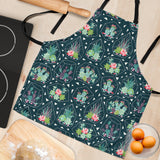 Cactus Glass Terrarium Pattern Adjustable Apron