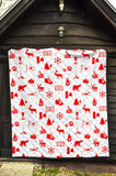 Canada Pattern Print Design 04 Premium Quilt