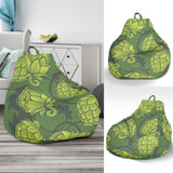 Hop Pattern Hop Cone Background Bean Bag Cover