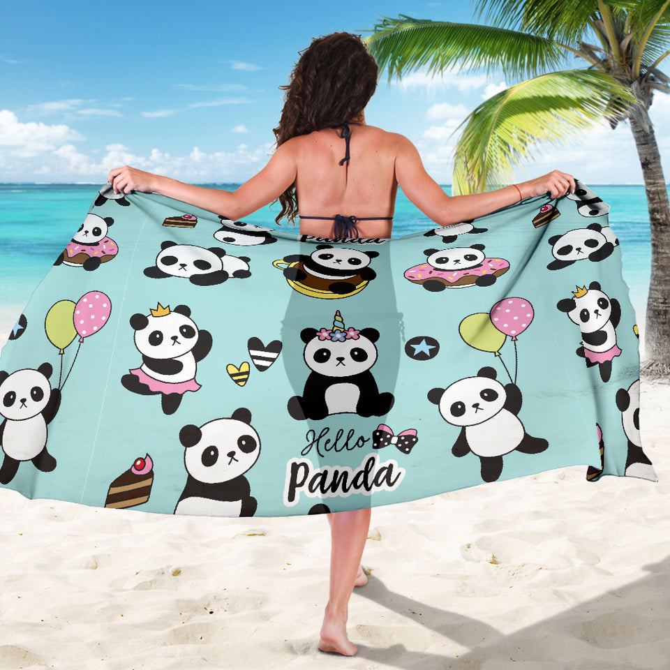 Cute Baby Panda Pattern Sarong