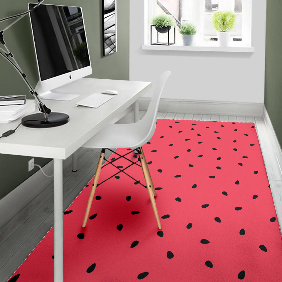 Watermelon Texture Background Area Rug