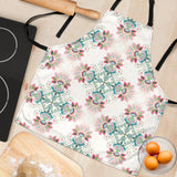 Square Floral Indian Flower Pattern Adjustable Apron