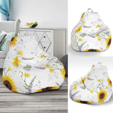 Beautiful Sunflowers Pattern Bean Bag Cover