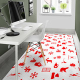 Canada Pattern Print Design 04 Area Rug