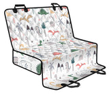 Cute Cartoon Dinosaurs Tree Pattern Dog Car Seat Covers