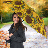 Sunflower Pattern Umbrella