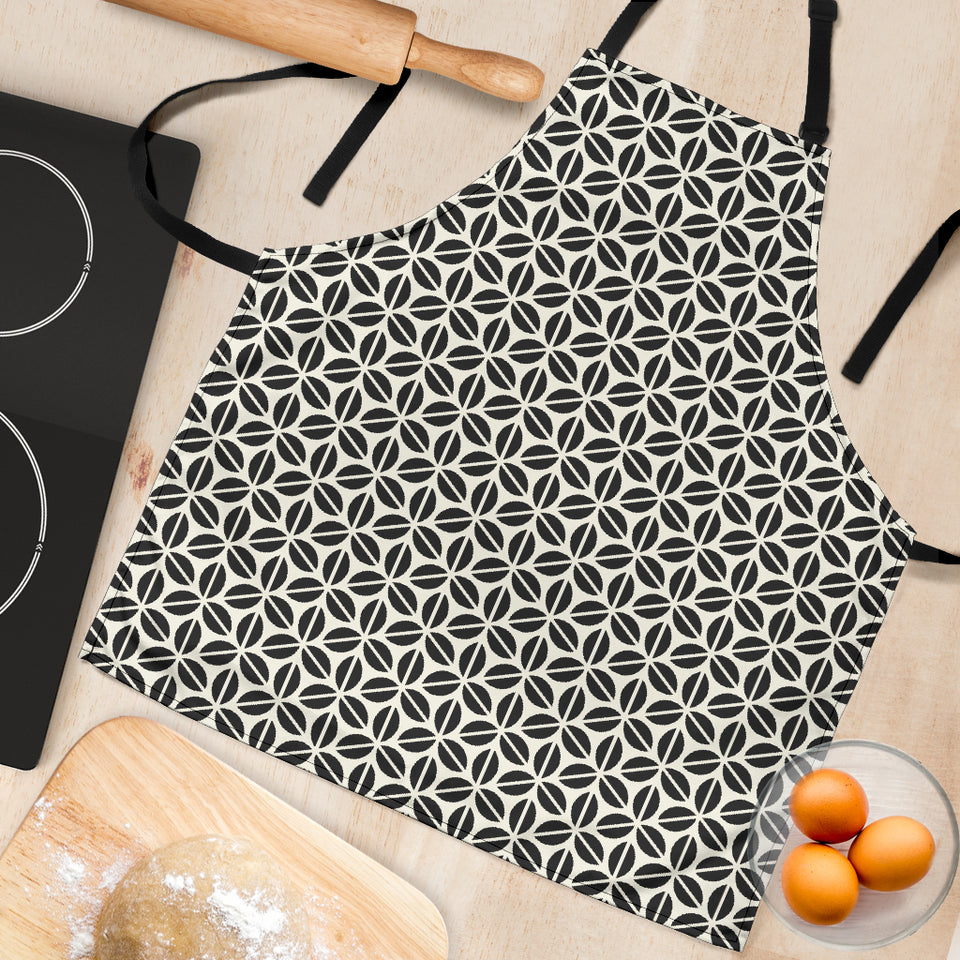 Coffee Bean Abstract Modern Pattern Adjustable Apron