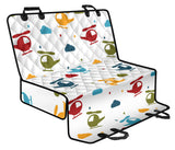 Colorful Helicopter Pattern Dog Car Seat Covers