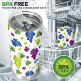 Grape Pattern Tumbler