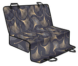 Gold Ginkgo Leaves Dog Car Seat Covers