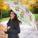 Cute Hand Drawn Mermaid Umbrella