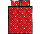strawberry texture skin pattern Quilt Bed Set