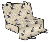 Cute Siberian Husky Dog Car Seat Covers