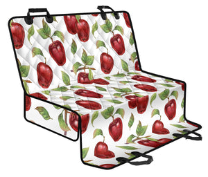 Red Apples Pattern Dog Car Seat Covers