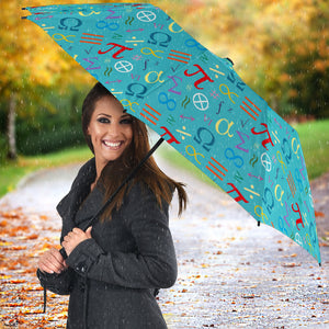 Math Pattern Print Design 02 Umbrella