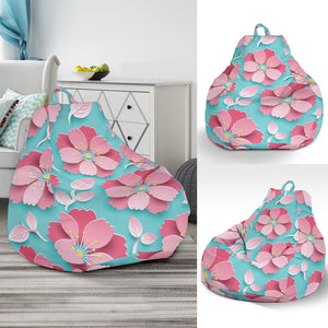 3D Sakura Cherry Blossom Pattern Bean Bag Cover