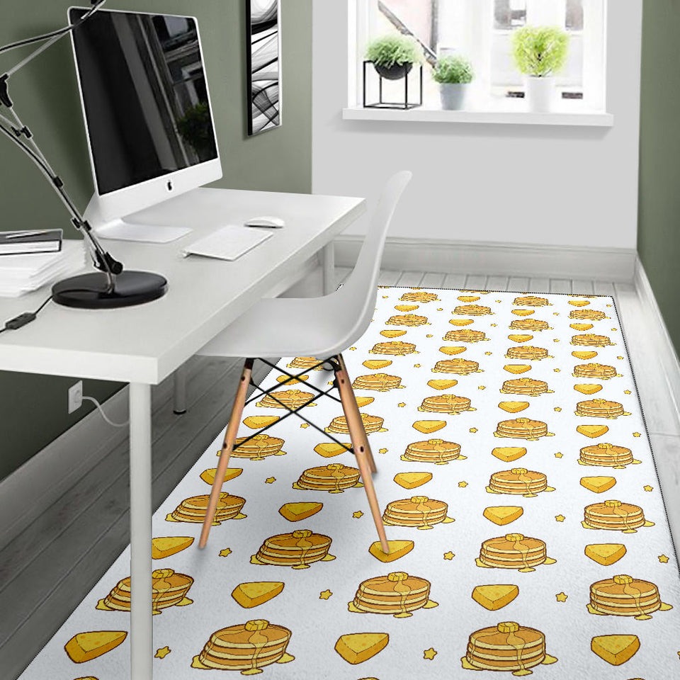 Pancake Pattern Print Design 03 Area Rug