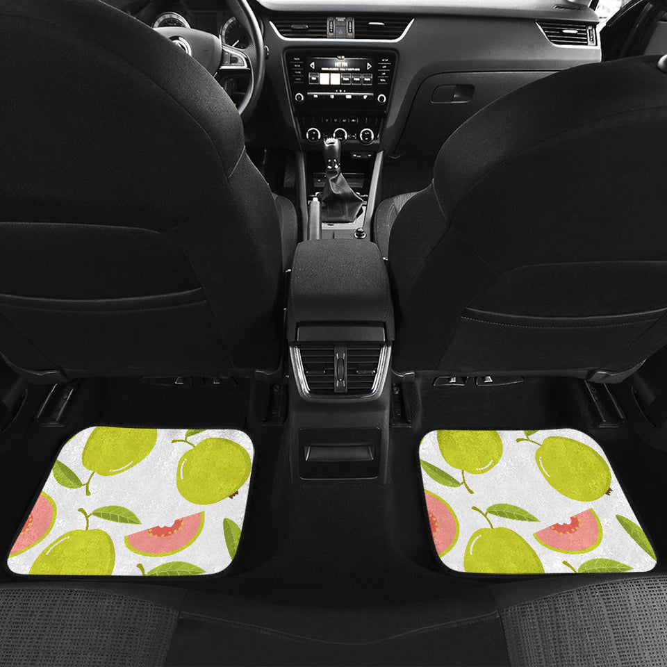 Guava Pattern Front And Back Car Mats
