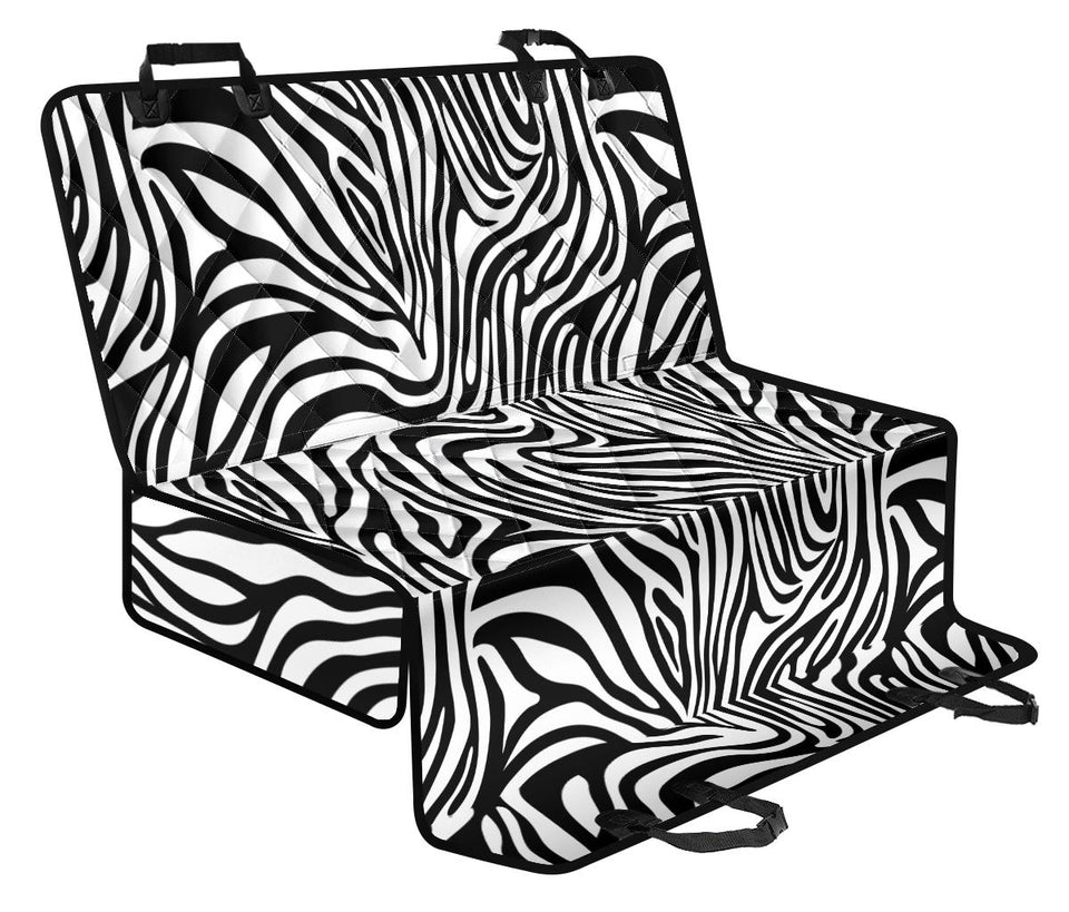 Zebra Skin Pattern Dog Car Seat Covers