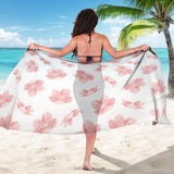 Pink Sakura Cherry Blossom Pattern Sarong