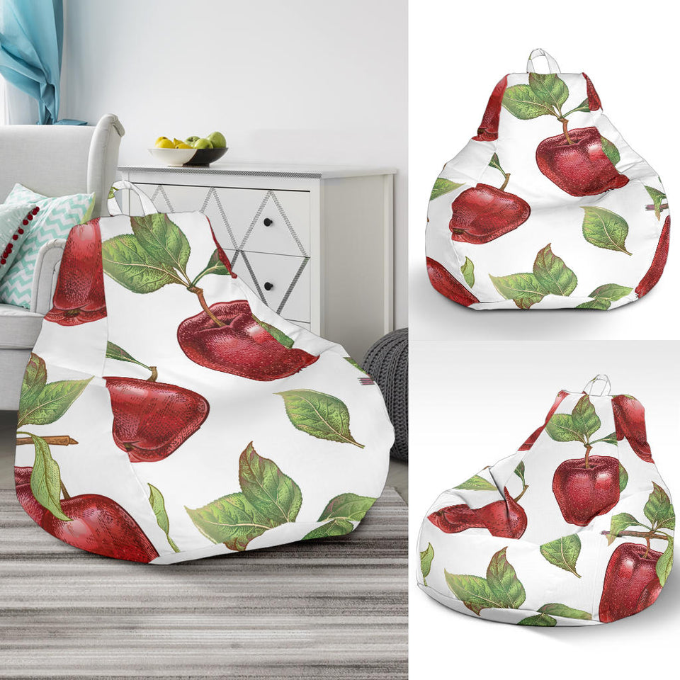 Red Apples Pattern Bean Bag Cover
