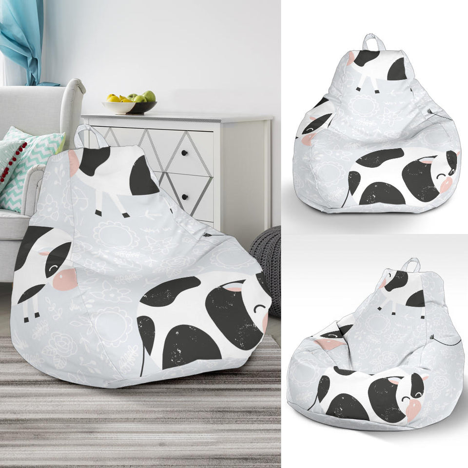 Cute Cows Pattern Bean Bag Cover