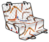 Boomerang Australian Aboriginal Ornament Pattern Dog Car Seat Covers