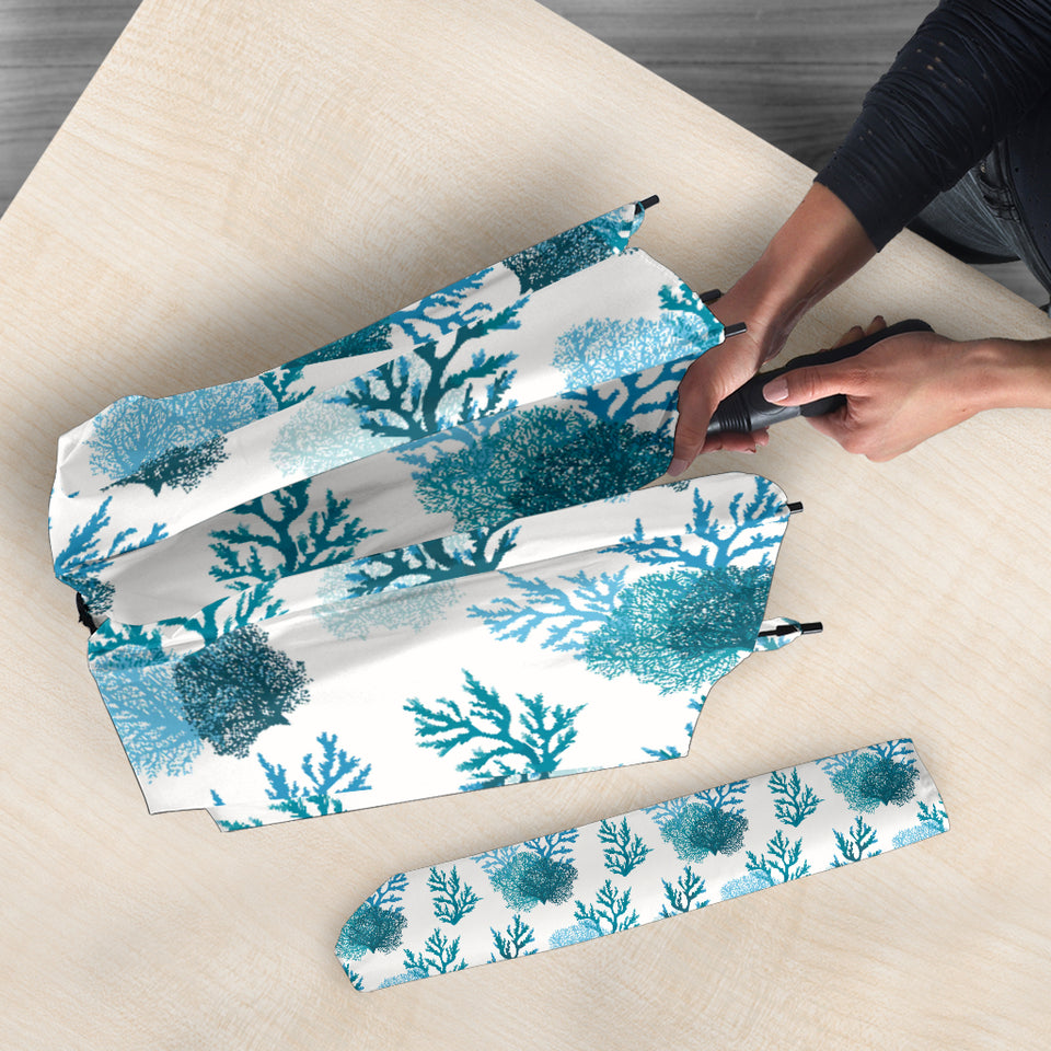 Coral Reef Pattern Print Design 04 Umbrella