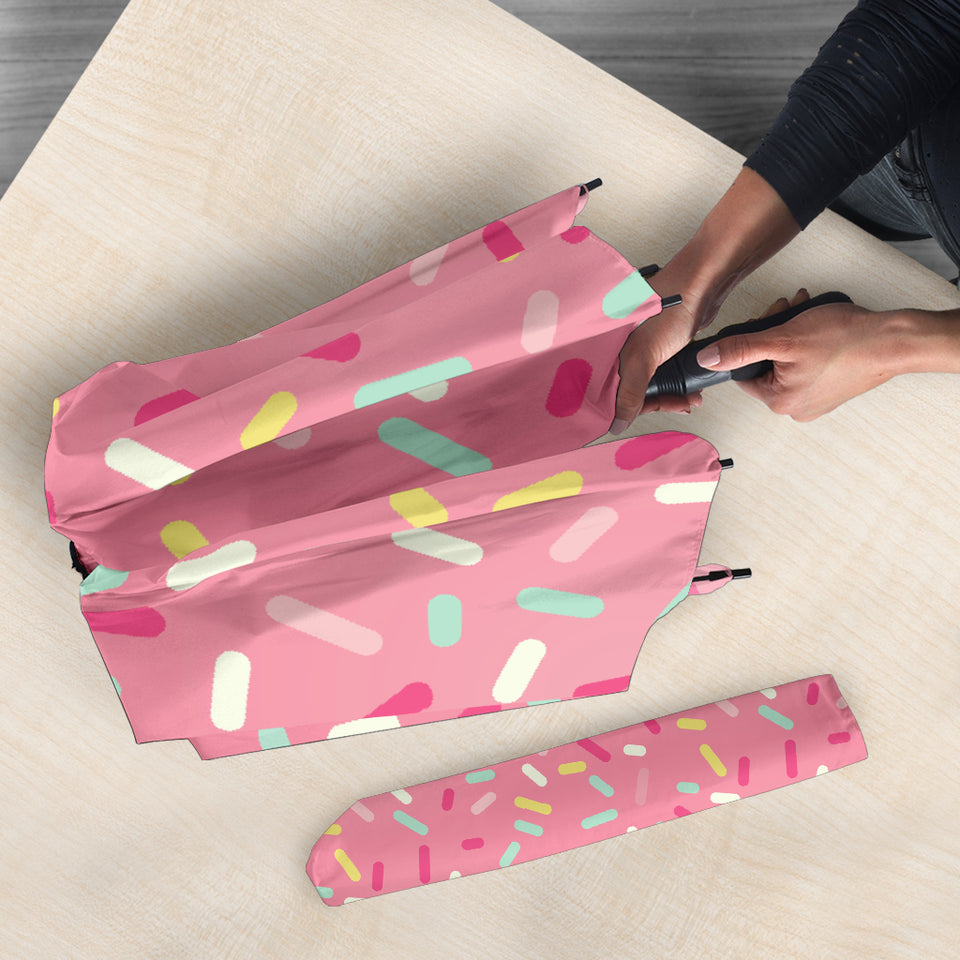 Pink Donut Glaze Candy Pattern Umbrella