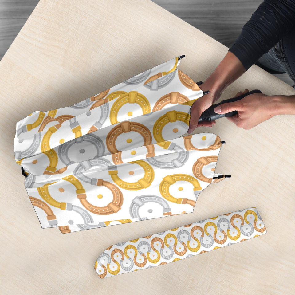 Horseshoes Pattern Print Design 03 Umbrella