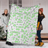 Chemistry Periodic Table Pattern Print Design 03 Premium Blanket