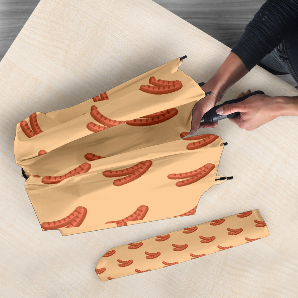 Sausage Pattern Print Design 03 Umbrella