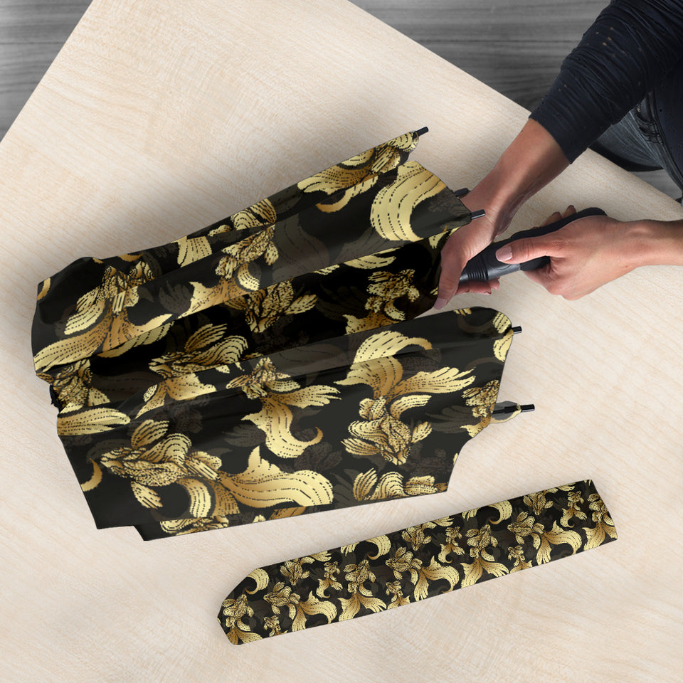 Goldfish Pattern Print Design 01 Umbrella