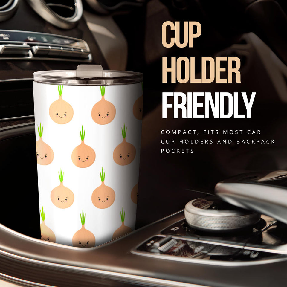 Cute Onions Smiling Faces Tumbler