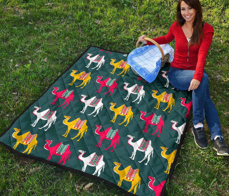Camel Pattern Premium Quilt
