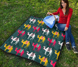 Camel Pattern Premium Quilt