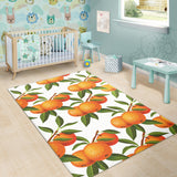 Oranges Pattern Background Area Rug