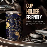 Gold Dragon Pattern Tumbler