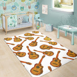 Paint Guitar Pattern Area Rug