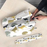 Silhouettes Of Goat And Tree Pattern Umbrella