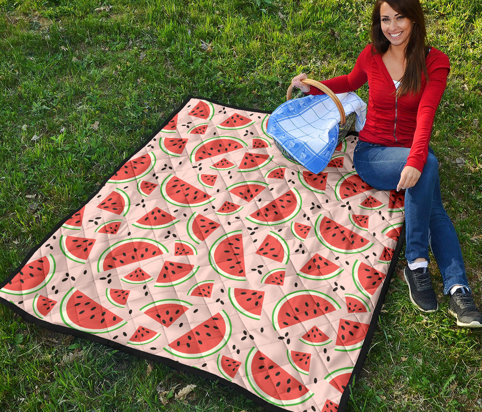 Watermelon Pattern Premium Quilt
