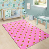 Pancake Pattern Print Design 04 Area Rug