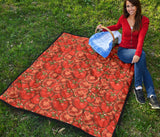 Red Tomato Pattern Premium Quilt