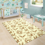 Windmill Wheat Pattern Area Rug