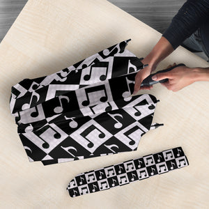 Music Notes Pattern Print Design 01 Umbrella